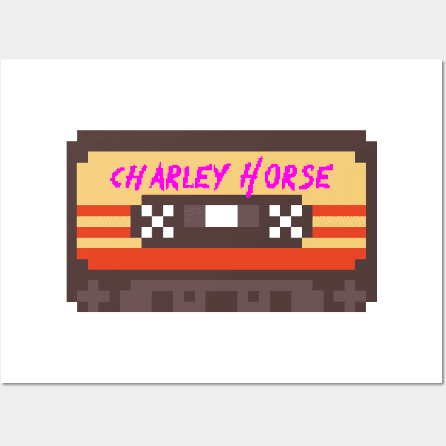 Charley Horse 8bit cassette Wall Art by terilittleberids